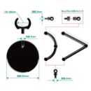 The Simple Stand Mini Nendoroid More for Mini Figures & Models mini Black 4er-Pack 