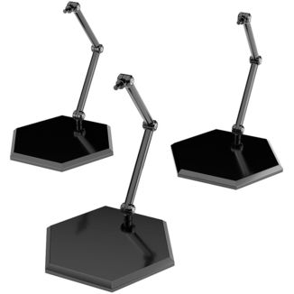 The Simple Stand Mini Nendoroid More Pack de 3 Caballetes para Mini Figuras Black