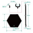 The Simple Stand Mini Nendoroid More Pack de 3 Caballetes para Mini Figuras Black