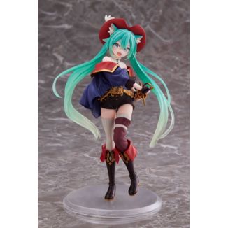 Hatsune Miku Estatua PVC Hatsune Miku Wonderland Puss in Boots 18 cm  