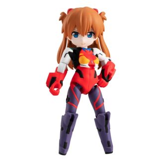 Evangelion Desktop Army Figures Shikinami Asuka Langley & Evangelion 2 8 - 15 cm 