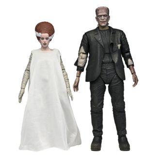 Universal Monsters Action Figures 2-Pack Bride of Frankenstein 90th Anniversary The Monster & His Mate 18 cm