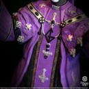 Ghost Estatua Rock Iconz Papa V Perpetua Purple Robes 22 cm