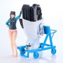 Original Character PLAMAX Plastic Model Kit MF-97 minimum factory Minori with Honda BF350 Grand Prix White 10 cm   