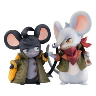 Mobile Suit Gundam Iron-Blooded Orphans Pack de 2 Estatuas PVC Orphanchu of Block 3 Mikatsuki & Orga 10th Anniversary 12 cm