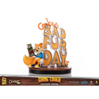 Conker´s Bad Fur Day Statue Game Cover Exclusive Edition 45 cm