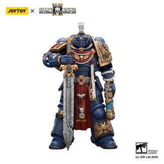 Warhammer 40,000: Space Marine 2 Figura Ultramarines Relic Primus Armourwith Plasma Pistol and Combat Blade 13 cm