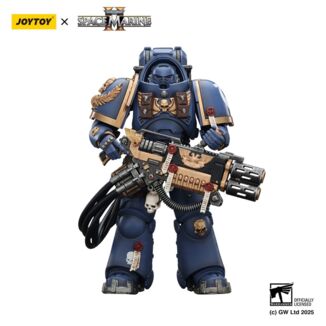 Warhammer 40,000: Space Marine 2 Figura Ultramarines Heavy Artificer Armor with Relic Multi-Melta 13 cm