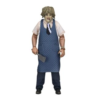 La Matanza de Texas Clothed Figura Leatherface with Old Lady Mask 20 cm