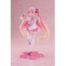Hatsune Miku Estatua PVC Newley Written Sakura Miku Japanese Cafe Ver. Reissue 18 cm