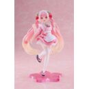 Hatsune Miku Estatua PVC Newley Written Sakura Miku Japanese Cafe Ver. Reissue 18 cm