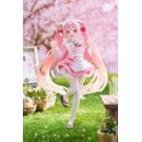 Hatsune Miku Estatua PVC Newley Written Sakura Miku Japanese Cafe Ver. Reissue 18 cm