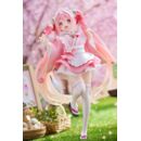 Hatsune Miku Estatua PVC Newley Written Sakura Miku Japanese Cafe Ver. Reissue 18 cm