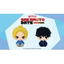 Sakamoto Days Mini Figuras PVC Pote Raba Rubber Mascot Asakura Shin & Seba Natsuki 8 cm
