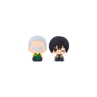 Sakamoto Days Mini Figuras PVC Pote Raba Rubber Mascot Sakamoto Taro & Nagumo 8 cm