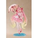 Hatsune Miku AMP Estatua PVC Newley Written Sakura Miku Sakura Dress Ver. 21 cm