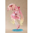 Hatsune Miku AMP Estatua PVC Newley Written Sakura Miku Sakura Dress Ver. 21 cm