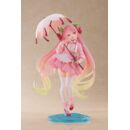 Hatsune Miku AMP Estatua PVC Newley Written Sakura Miku Sakura Dress Ver. 21 cm