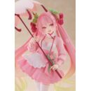 Hatsune Miku AMP Estatua PVC Newley Written Sakura Miku Sakura Dress Ver. 21 cm