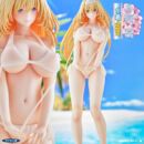 Original Model Statue 1/5 Tomoe Sakura Swimsuit Blonde Hair Ver. Illustration by Toshi Tsutakaze 32 cm