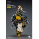 Warhammer Imperial Fists Action Figure Librarian Consulwith Force Axe and Bolt Pistol 12 cm