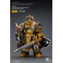 Warhammer Imperial Fists Action Figure Legion Praetor in Tartaros Terminator Armourwith Power Sword and Vigil Storm Shield 14 cm