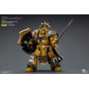 Warhammer Imperial Fists Action Figure Legion Praetor in Tartaros Terminator Armourwith Power Sword and Vigil Storm Shield 14 cm