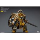 Warhammer Imperial Fists Action Figure Legion Praetor in Tartaros Terminator Armourwith Power Sword and Vigil Storm Shield 14 cm