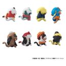 One Piece Mega Cat Project Figuras Egghead NyanPieceNyan! Stickie! 3 cm Surtido (8)