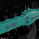 Legend of the Galactic Heroes Plastic Model Kit 1/3000 Free Planets Alliance 13th Fleet Flagship Hyperion 31 cm