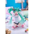 Hatsune Miku Estatua PVC Desktop Cute Figure Hatsune Miku Cat Ear T-Shirt Ver. 13 cm        