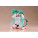 Hatsune Miku Estatua PVC Desktop Cute Figure Hatsune Miku Cat Ear T-Shirt Ver. 13 cm        