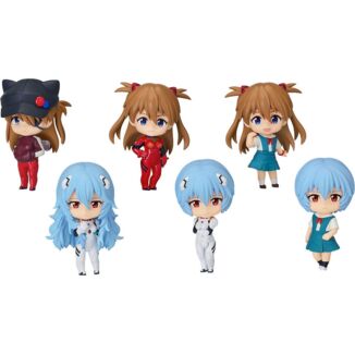 Rebuild of Evangelion Nendoroid Action Figure Surprise Collection Assortment (6) 7 cm
