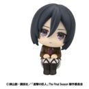 Attack on Titan Estatuas PVC Look Up Levi Cleaning up Ver. & Mikasa Ackerman (with gift) 11 cm           