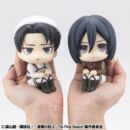 Attack on Titan Estatuas PVC Look Up Levi Cleaning up Ver. & Mikasa Ackerman (with gift) 11 cm           