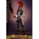 Piratas del Caribe: El cofre del hombre muerto Figura DX 1/6 Pelegostos Chief Jack Sparrow 30 cm 