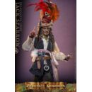 Piratas del Caribe: El cofre del hombre muerto Figura DX 1/6 Pelegostos Chief Jack Sparrow 30 cm 
