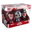 Helluva Boss Pack de 3 Figuras Mini Tooz Mini Blitzo, Loona & Stolas
