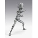 S.H.Figuarts Figura Body-Kun -Ken Sugimori- Edition -Wireframe- (Gray Color Ver.) 13 cm