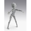 S.H.Figuarts Figura Body-Chan -Ken Sugimori- Edition -Wireframe- (Gray Color Ver.) 13 cm