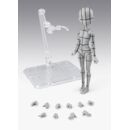 S.H.Figuarts Figura Body-Chan -Ken Sugimori- Edition -Wireframe- (Gray Color Ver.) 13 cm