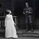 Universal Monsters Pack de 2 Figuras La novia de Frankenstein 90th Anniversary The Monster & His Mate (B&W) 18 cm