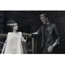 Universal Monsters Pack de 2 Figuras La novia de Frankenstein 90th Anniversary The Monster & His Mate (B&W) 18 cm