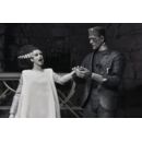 Universal Monsters Pack de 2 Figuras La novia de Frankenstein 90th Anniversary The Monster & His Mate (B&W) 18 cm