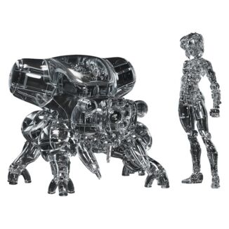 Ghost in the Shell PLAMAX minimum factory Plastic Model Kit Motoko Kusanagi with Fuchikoma: Thermoptic Camouflage Ver. 8 cm