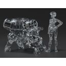 Ghost in the Shell Maqueta Plastic Model Kit PLAMAX minimum factory Motoko Kusanagi con Fuchikoma: Thermoptic Camouflage Ver. 8 cm