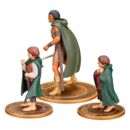 Lord of the Rings Animated Film PVC Figures 3-Pack Frodo, Aragorn, and Samwise