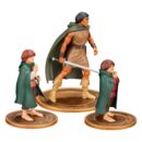 Lord of the Rings Animated Film PVC Figures 3-Pack Frodo, Aragorn, and Samwise