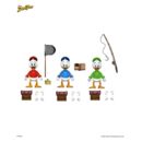 DuckTales Ultimate Action Figures 3-Pack Huey, Dewey, and Louie 18 cm