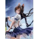 Comics Bakemonogatari PVC Figure 1/7 Tsubasa Hanekawa 26 cm